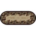 Mayberry Rug Mayberry Rug AD3823 2X5OV 2 ft. 2 in. x 5 ft. 3 in. Oval American Destination Mount Le Conte Area Rug; Multi Color AD3823 2X5OV